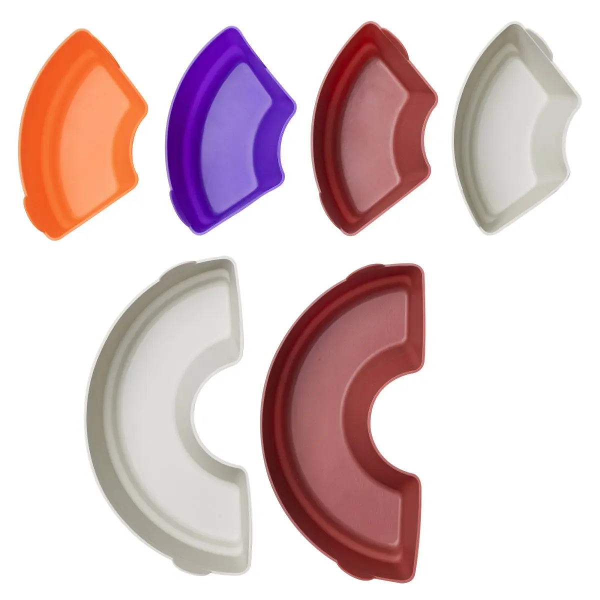 Omnia Set mit 6 Silikonformen - sechs Silikonformen