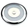 LED-Aufbauleuchte rund 3W mit Dimmschalter - Aufbauspot  70mm chrom