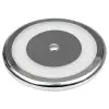 LED-Aufbauleuchte rund 6,2W mit Dimmschalter - Aufbauspot  106mm chrom