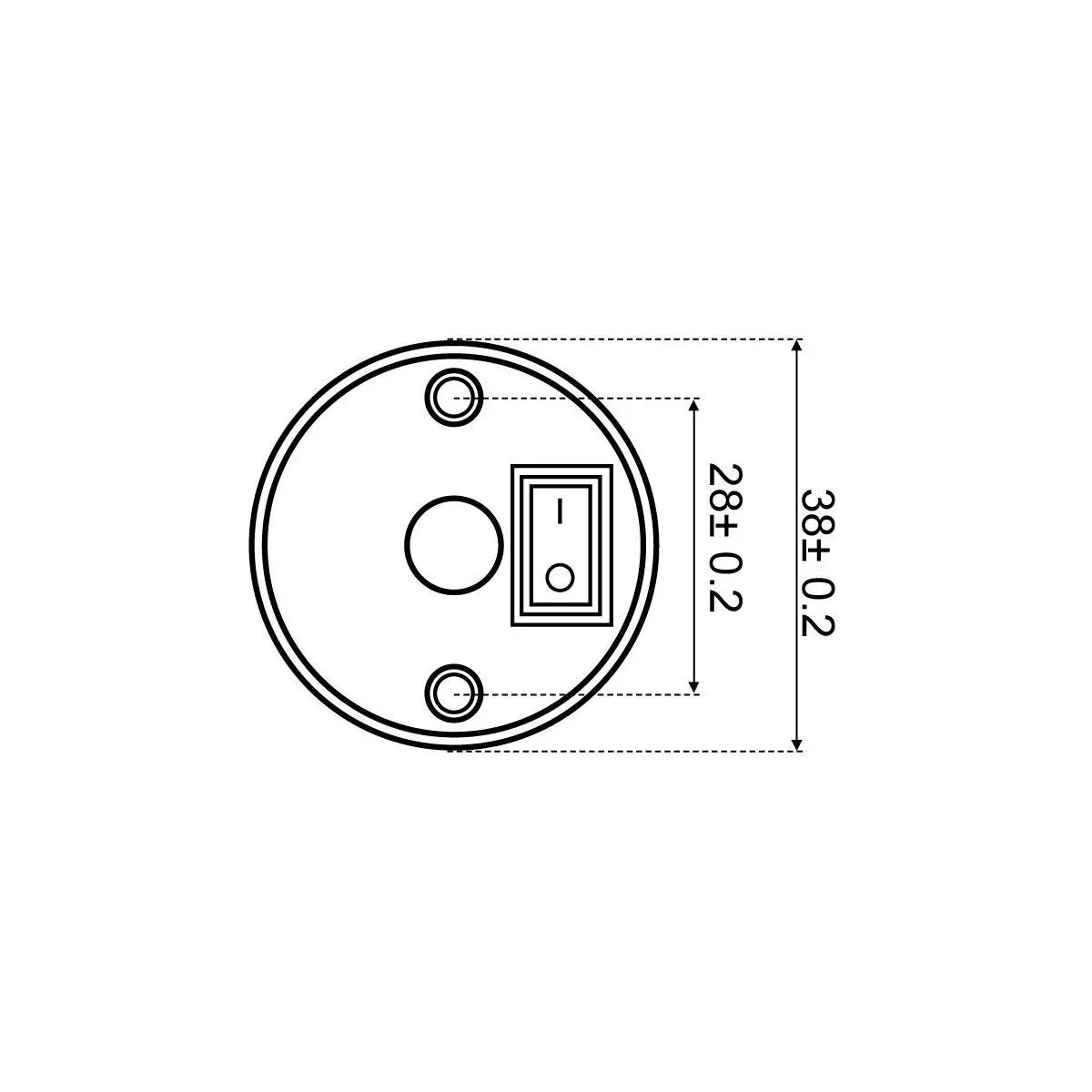 LED- Schwanenhalsleuchte  2W mit Schalter - Leseleuchte 3000K 300mm Hals