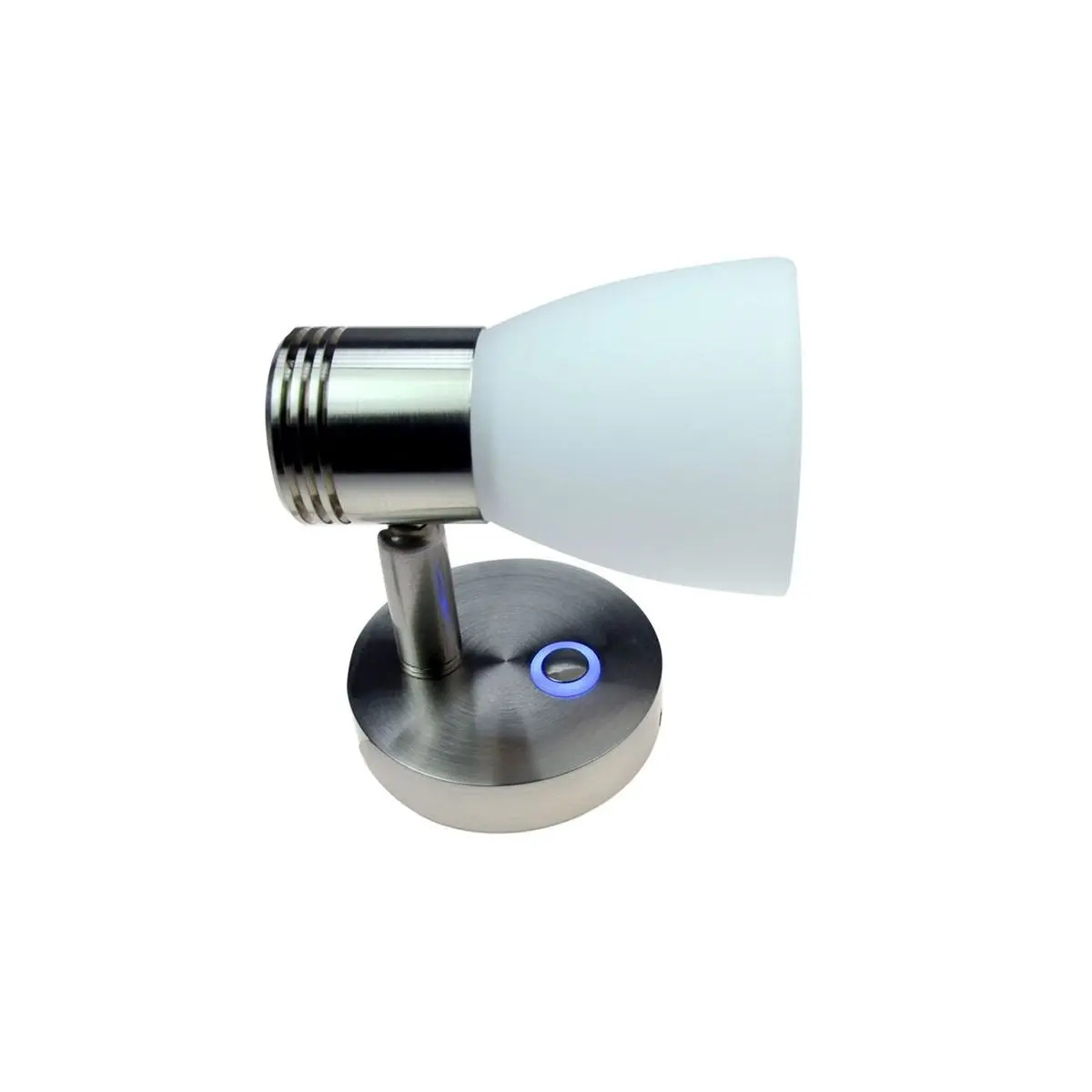 LED-Leseleuchte 3W mit Dimmschalter - Leseleuchte 3000K mit Echtglas