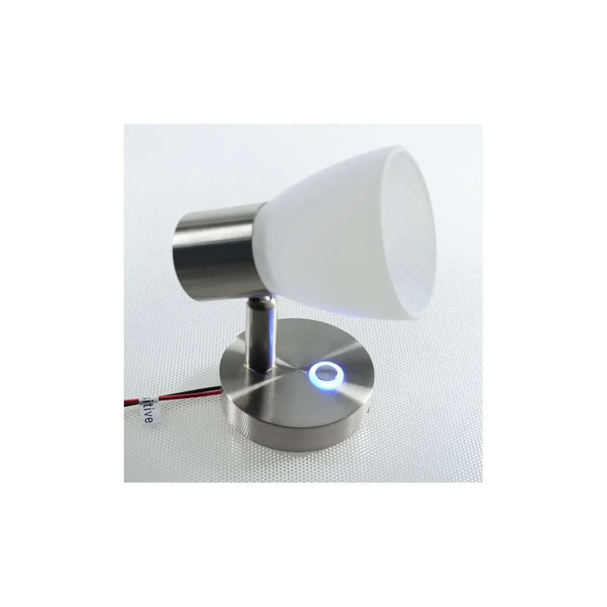 LED-Leseleuchte 3W mit Dimmschalter - Leseleuchte 3000K mit Echtglas