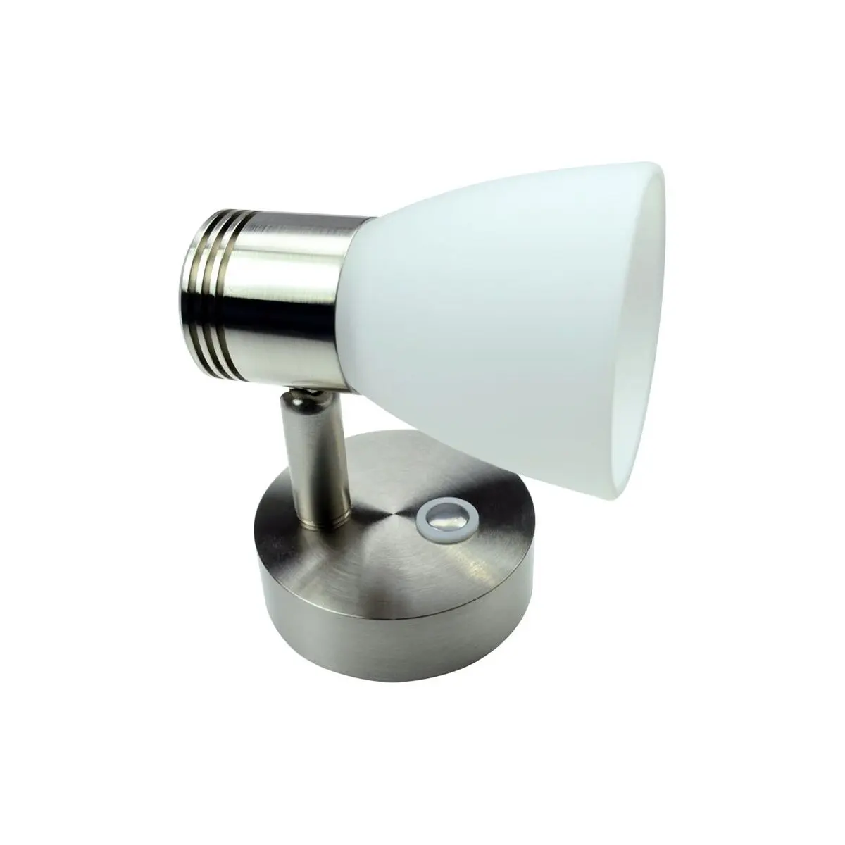 LED-Leseleuchte 2W mit Dimmschalter und Ladefunktion - Leseleuchte 3000K mit Echtglas und USB-C Buchse