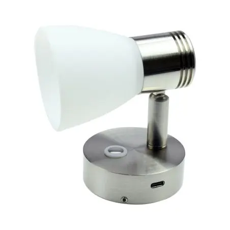 Aufbau-Leseleuchte mit USB