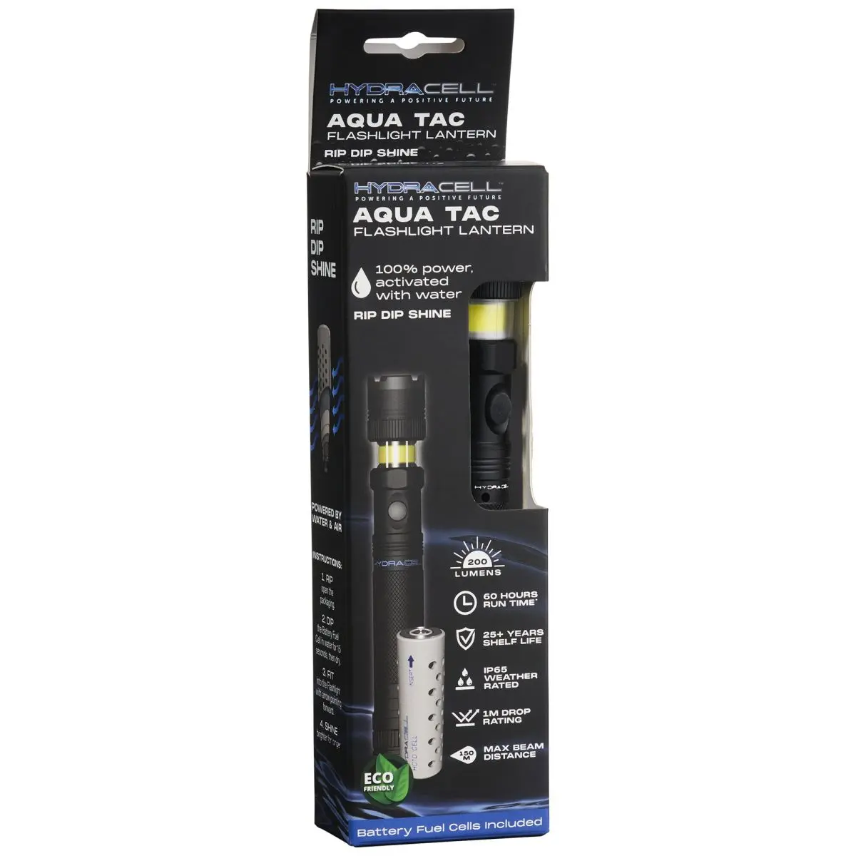 Taschenlampe HydraCell AquaTac - mit Leuchtring
