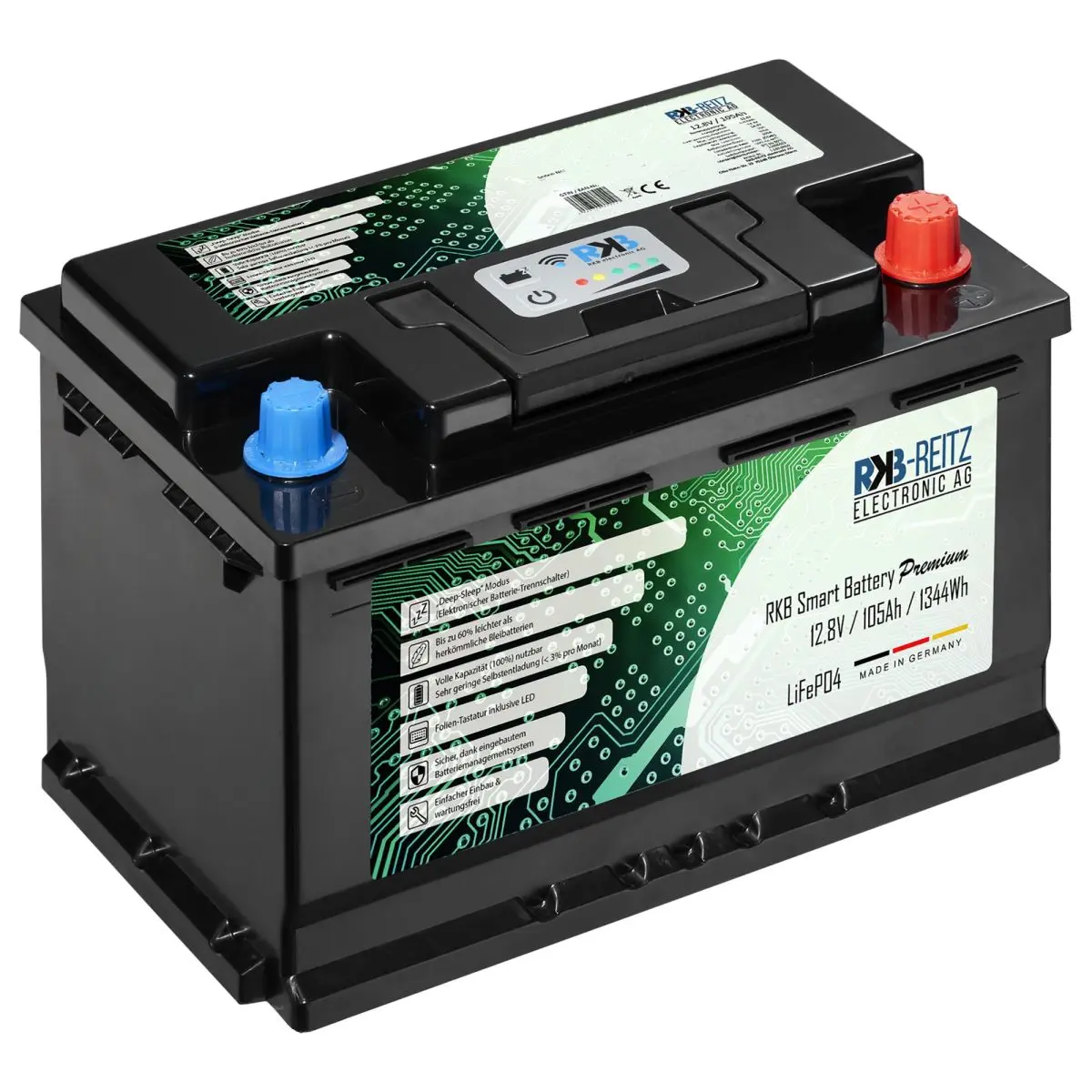 Lithium-Batterie RKB Smart Premium - 105 Ah