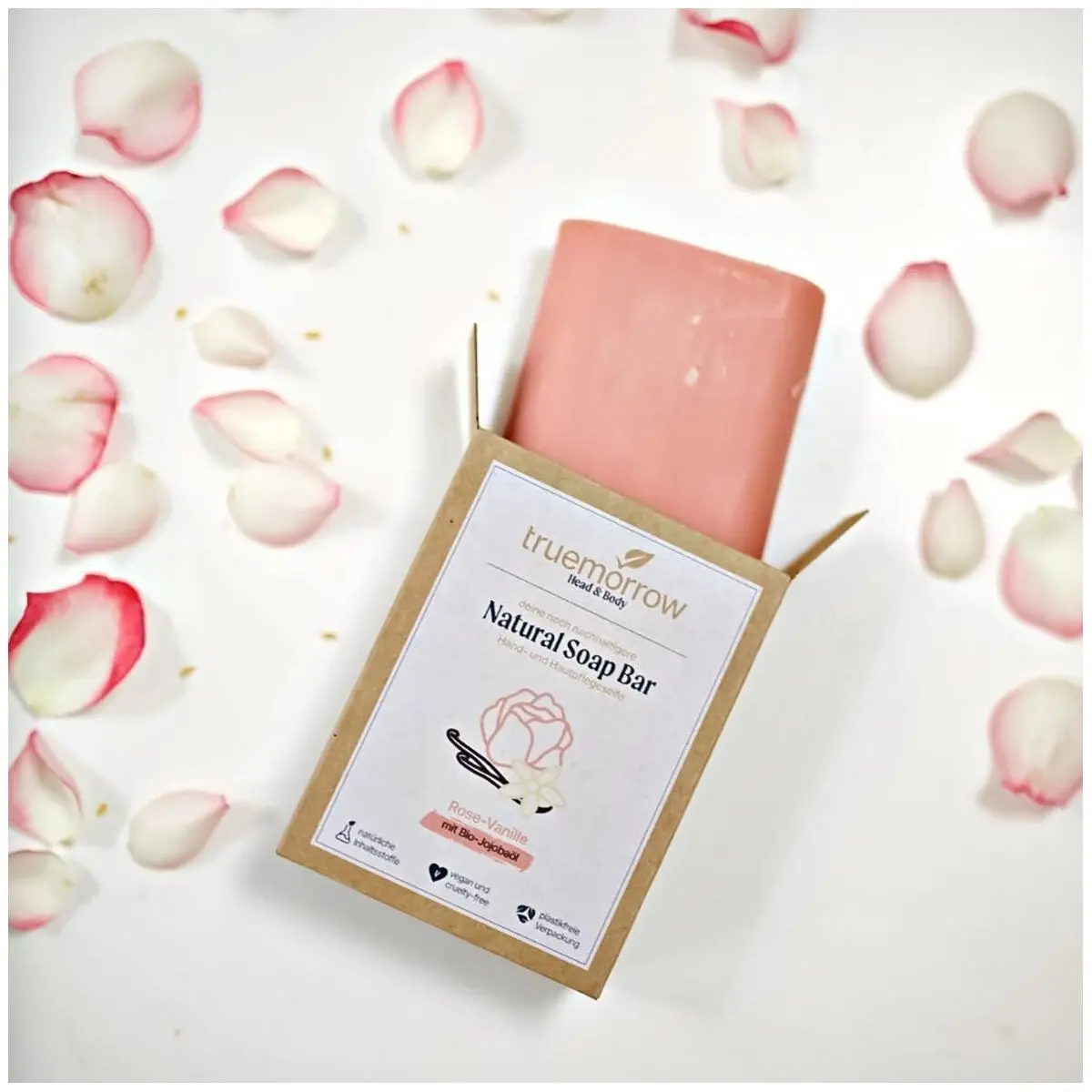 Hand- und Hautpflegeseife Rose-Vanille