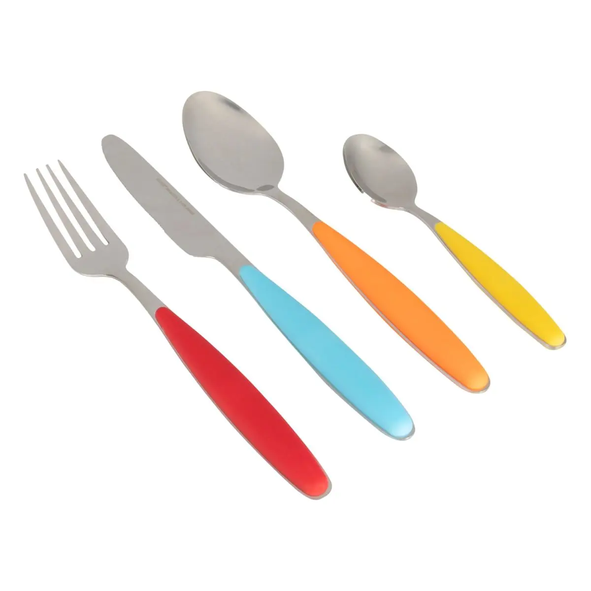 Besteckset Grey Line - 16-teilig, bunt