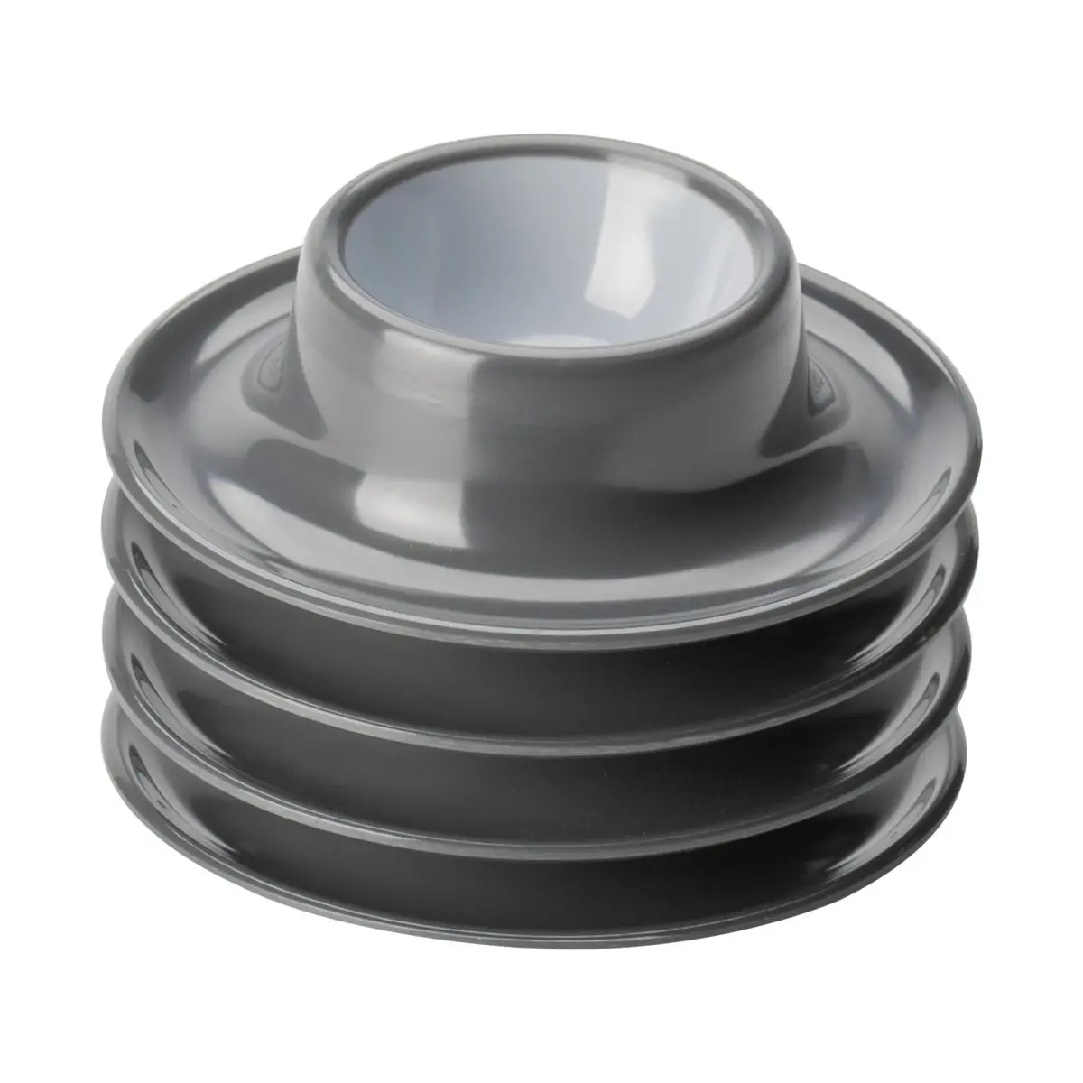 Geschirrserie Vivid Line - Eierbecher 4-tlg., grau