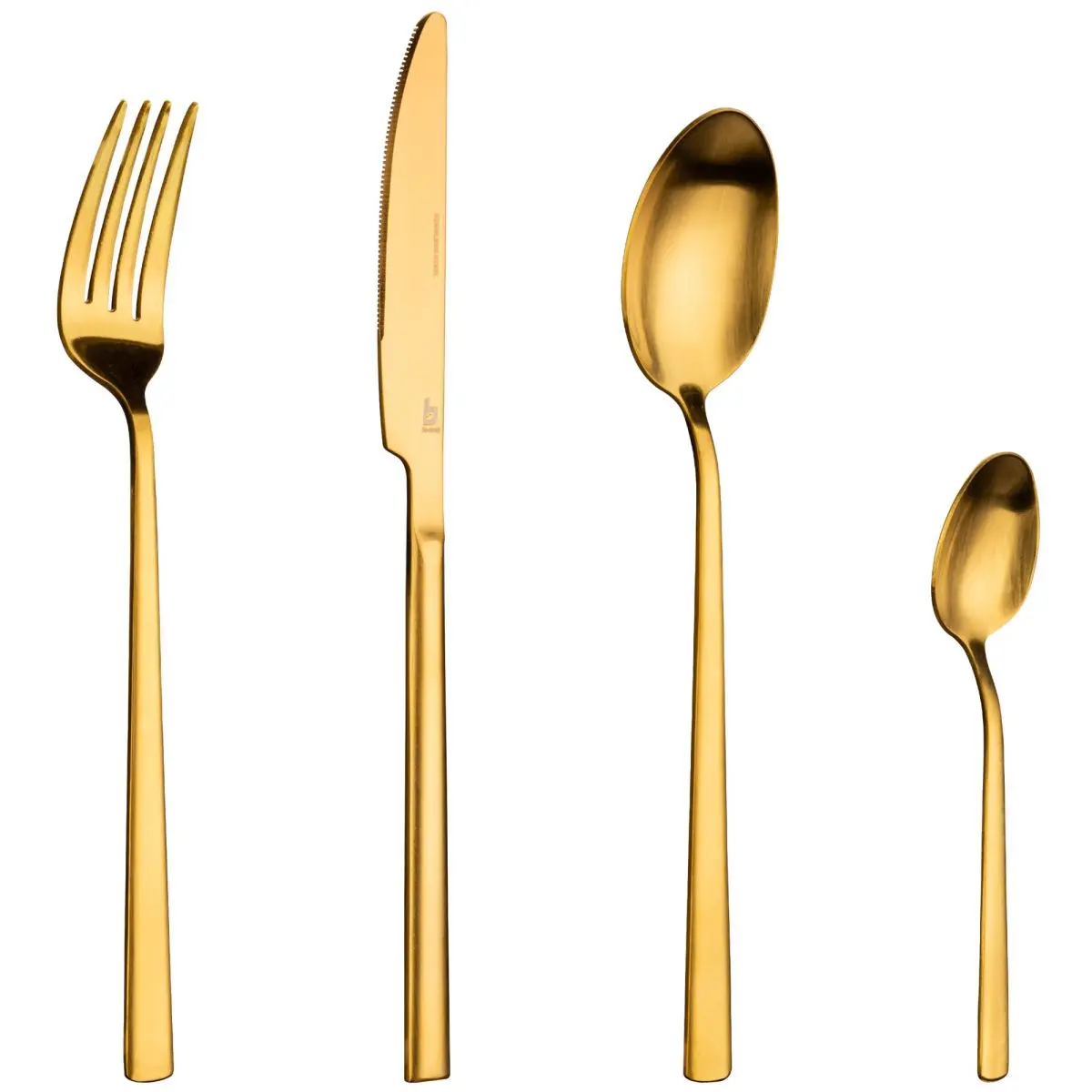 Besteckset - Fairbanks - gold, 4 Personen