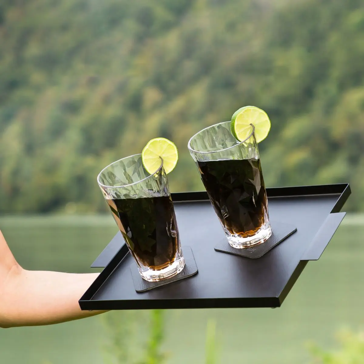 Magnet-Kunststoffglser - Longdrink 300 ml, 2er-Set, klar