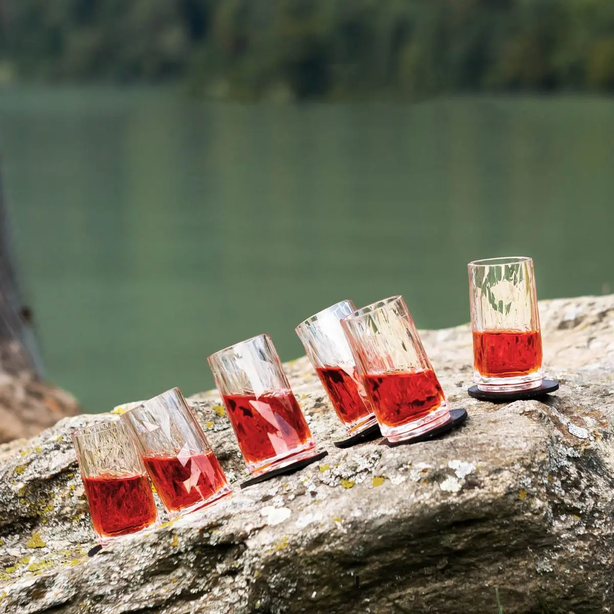 Magnet-Kunststoffglser - Schnapsglas 40 ml, 2er-Set