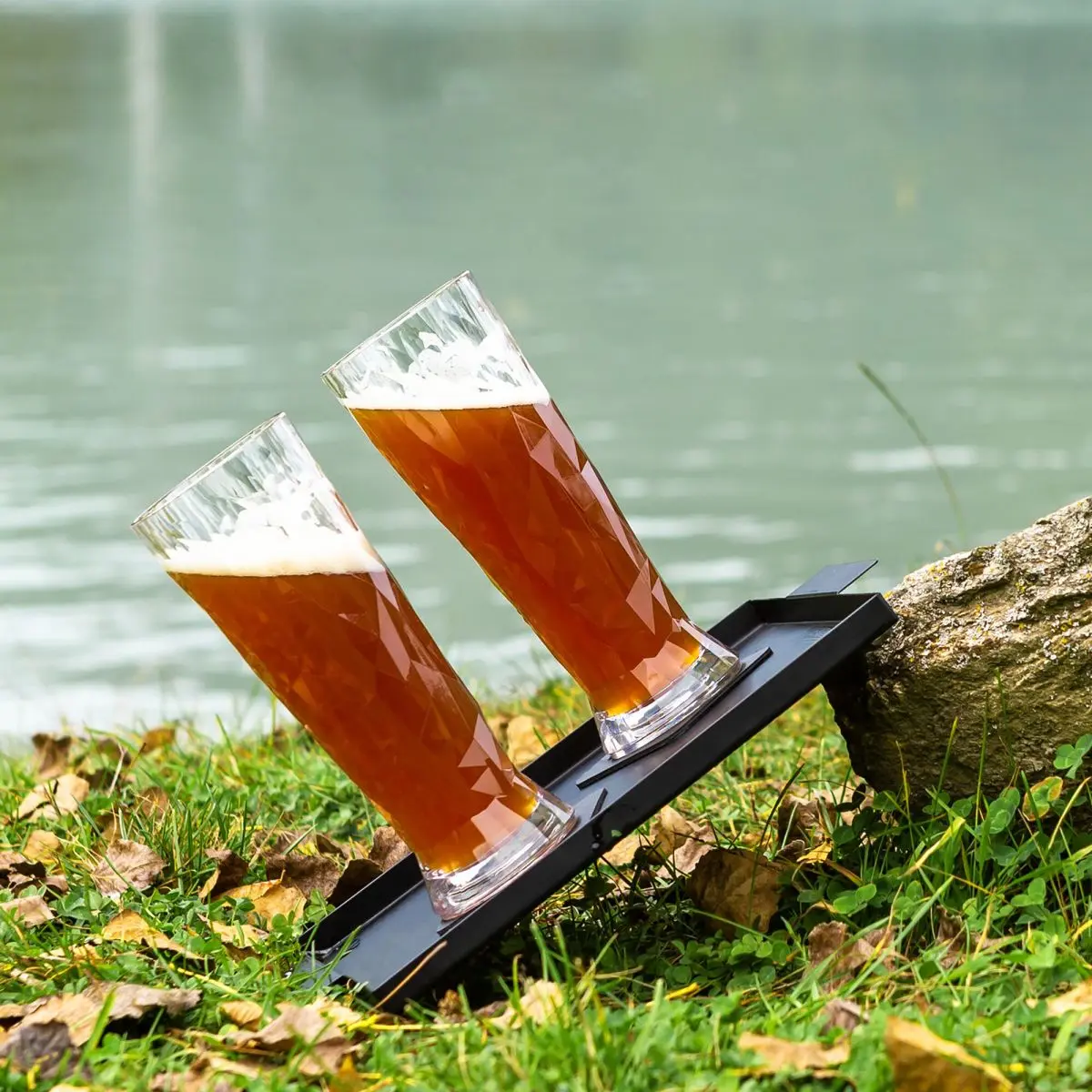 Magnet-Kunststoffglser - Bierglas 500 ml, 2er-Set