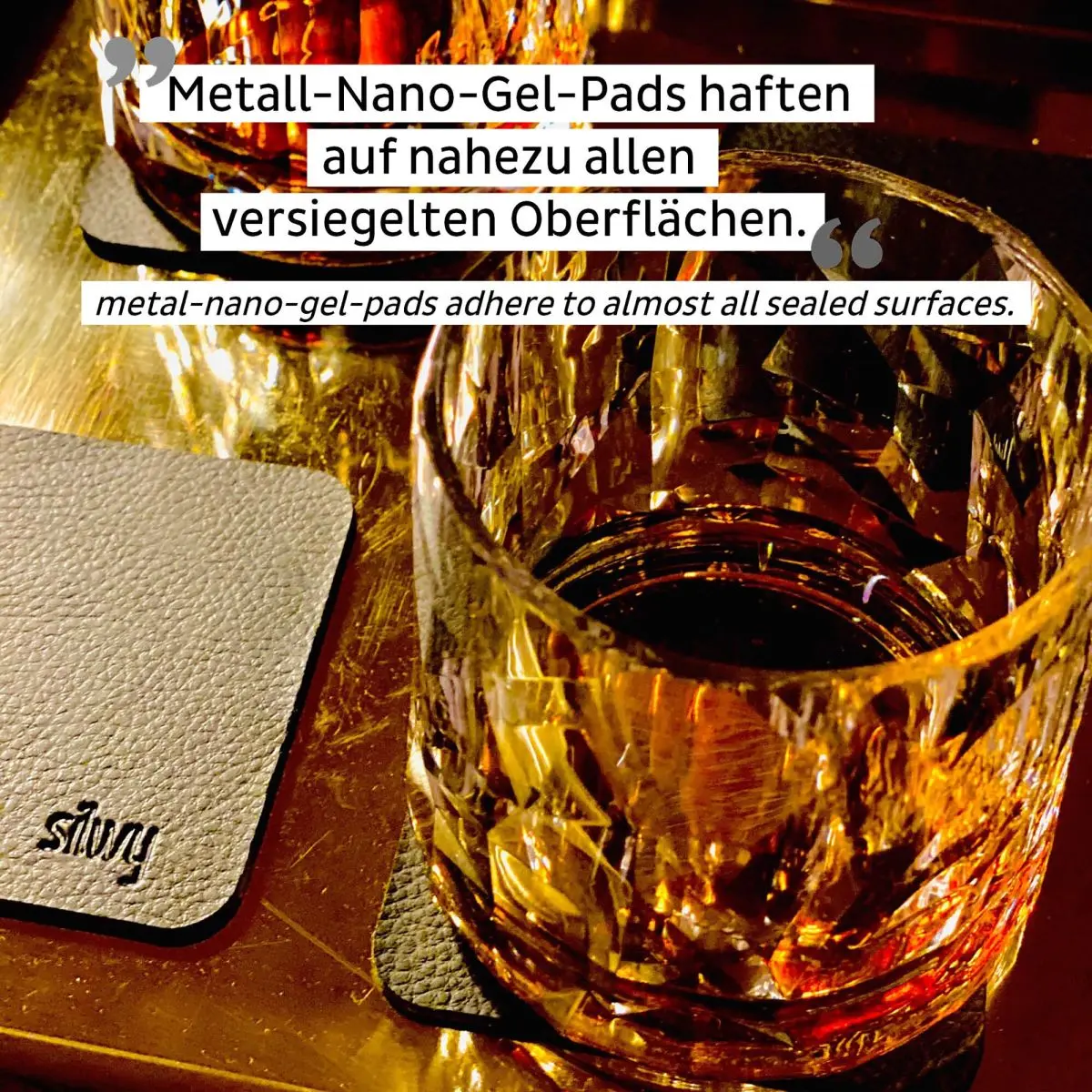 Magnet-Kunststoffglser - Whisky 250 ml, 2er-Set, klar