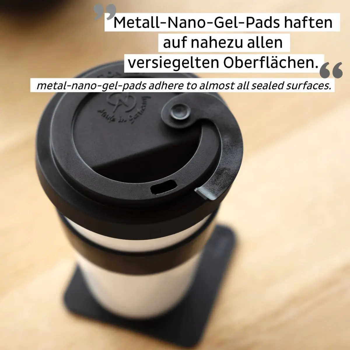 Porzellan-Kaffeebecher TO-GO-CUP - 350 ml, 2er-Set
