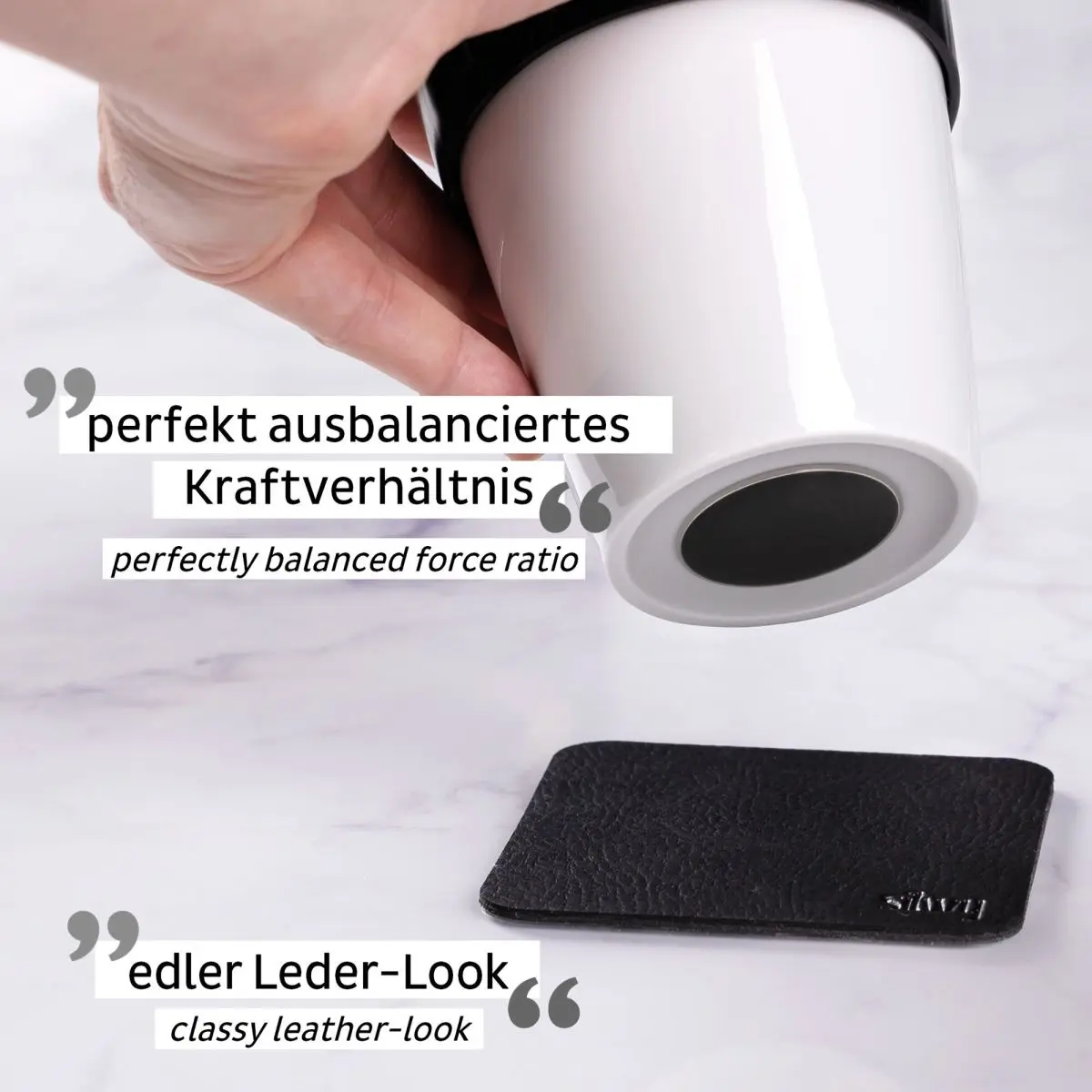 Porzellan-Kaffeebecher TO-GO-CUP - 350 ml, 2er-Set