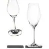 Magnet-Kristallglser - Champagnerglas 200 ml, 2er-Set