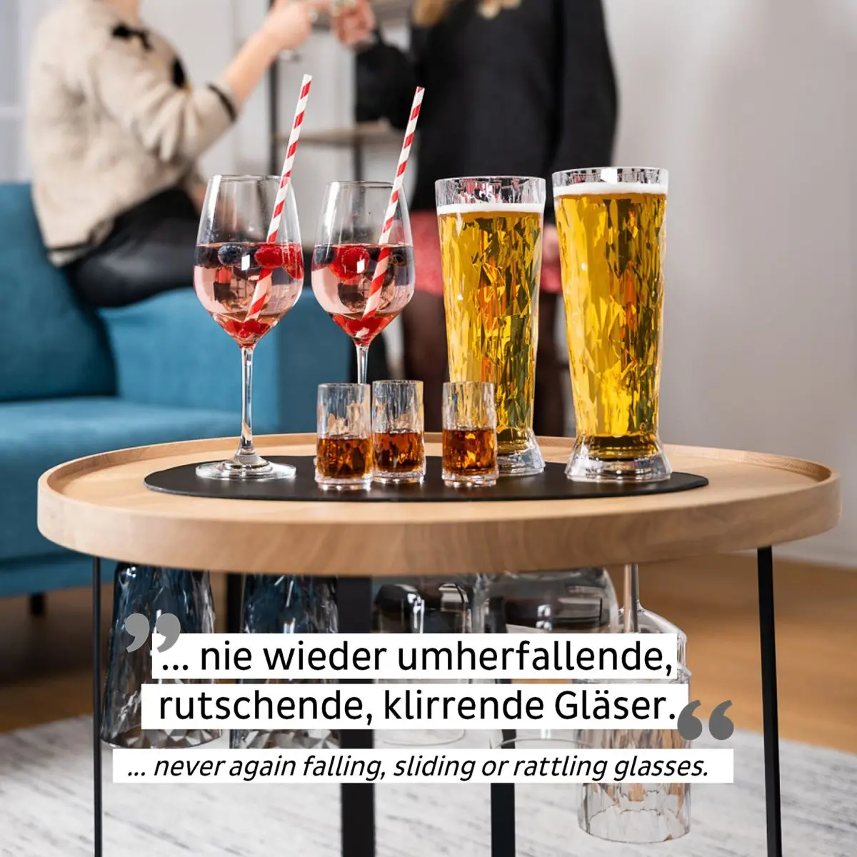 Metall-Nano-Gel-Platzset - gro, schwarz