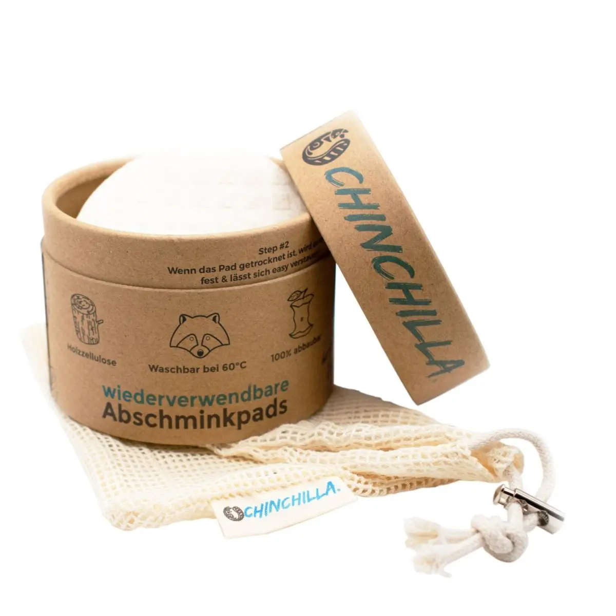 Chinchilla - waschbare Abschminkpads - aus Holzzellulose