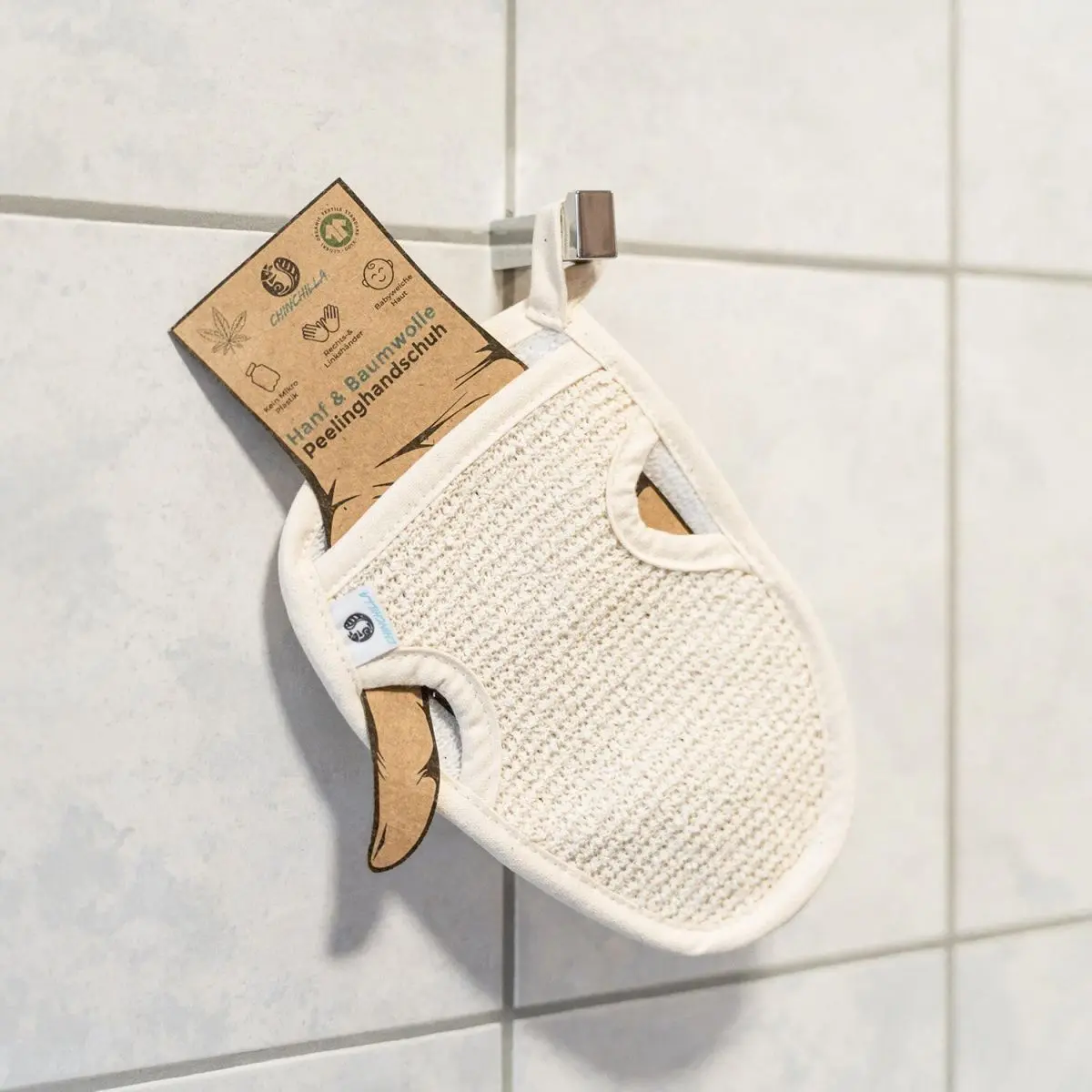 Chinchilla - Peelinghandschuh - mit Handschlaufe, 1er