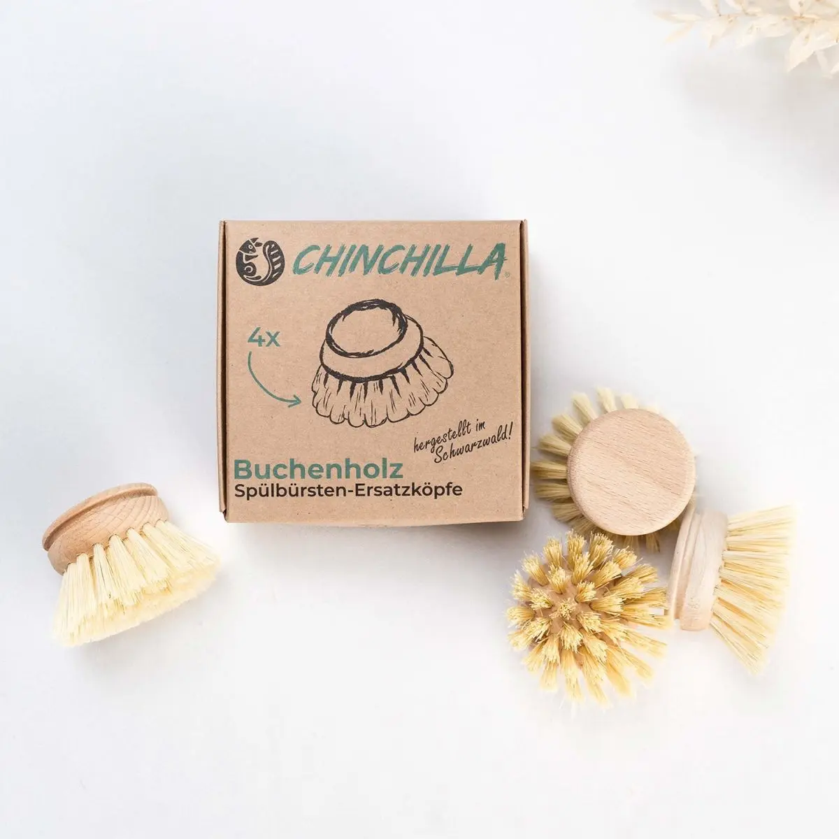 Chinchilla - universelle Wechselkpfe - 4er Set
