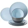 Geschirrserie Vivid Line - Geschirrset  12-tlg., blau