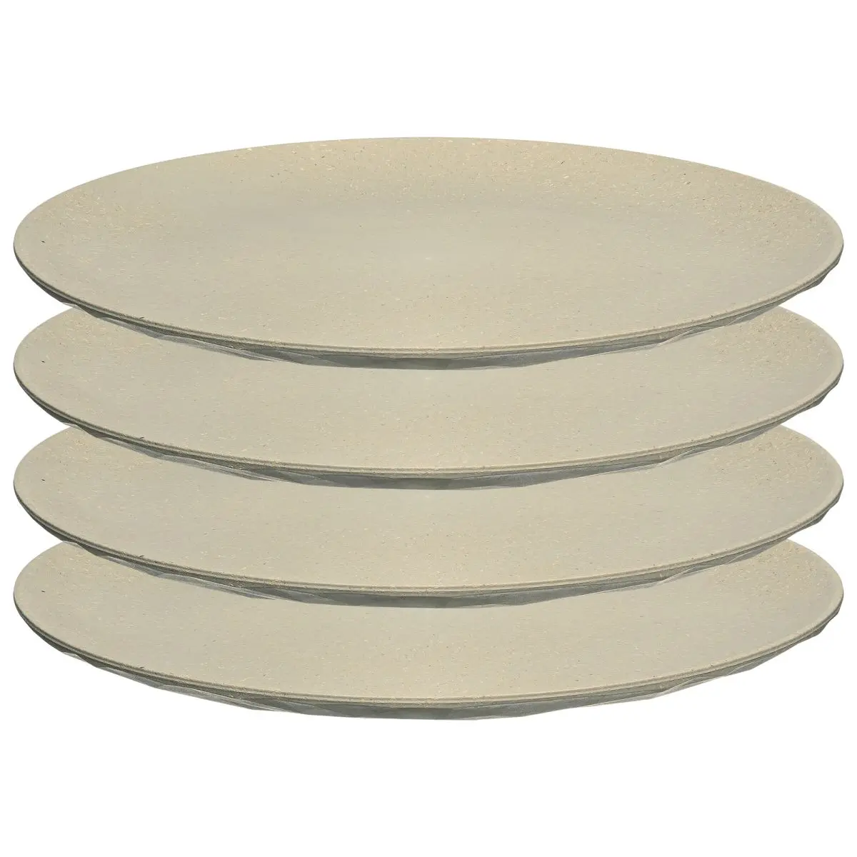 Geschirrserie Organic - Essteller  26 cm, 4er-Set, sand