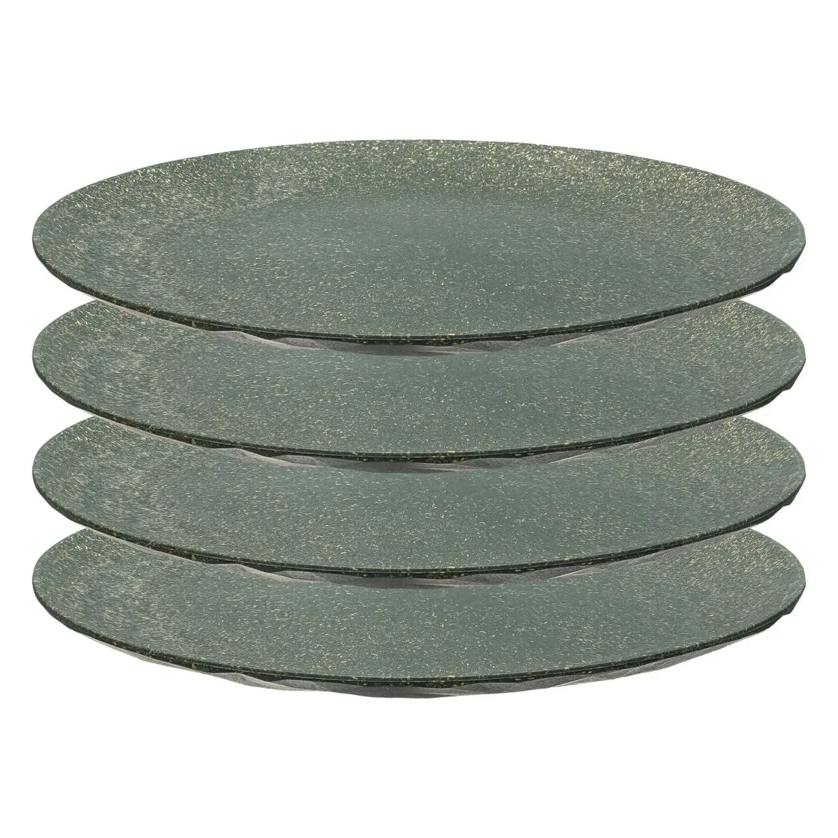 Geschirrserie Organic - Essteller  26 cm, 4er-Set, grau