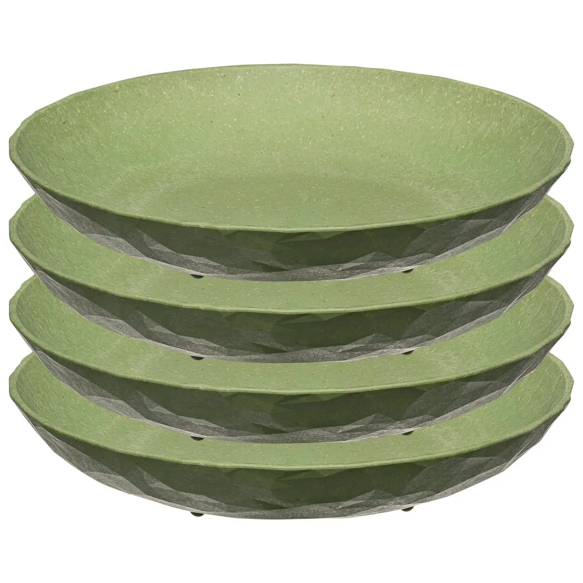 Geschirrserie Organic - Suppenteller  22 cm,  4er-Set, grn