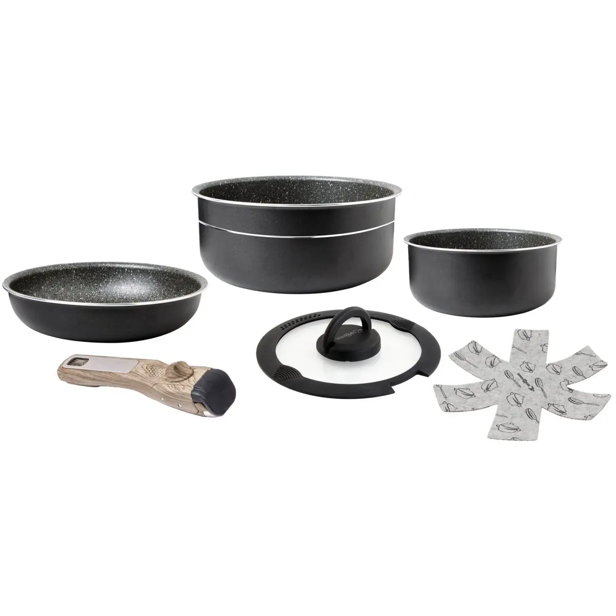 Topfset Pirate Spacemaster Mini - Aluminium, 6-teilig