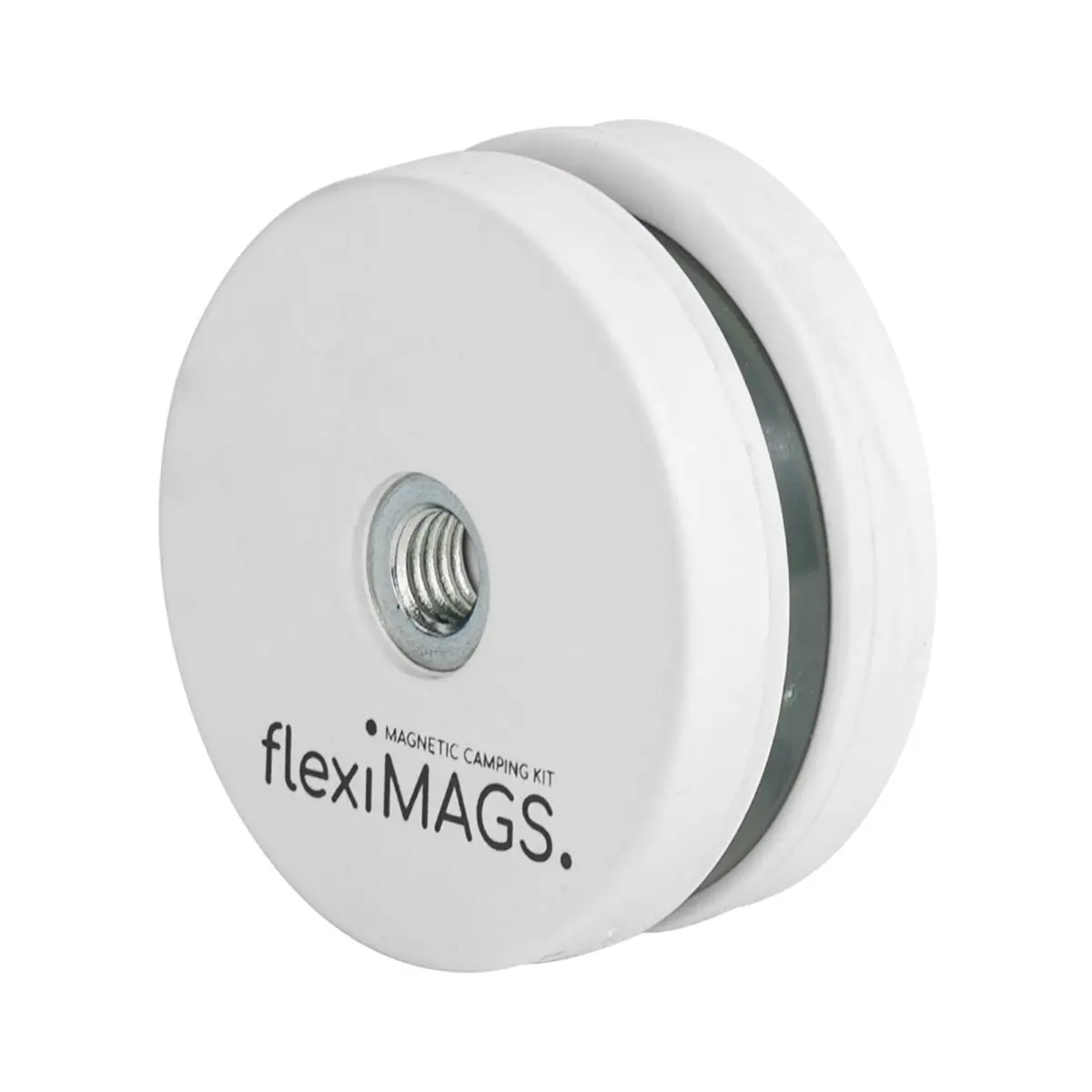 Magnet rund flexiMAGS - flexiMAG-31, 4er Set wei