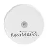 Magnet rund flexiMAGS - flexiMAG-43, 4er Set wei