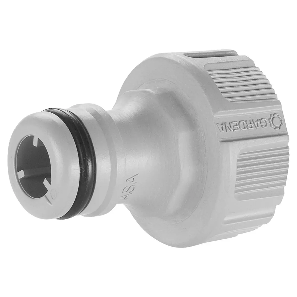 Gardena Hahnverbinder 21 mm (G 1/2) - Anschlussmglichkeit: 16,7 mm (G 3/8)