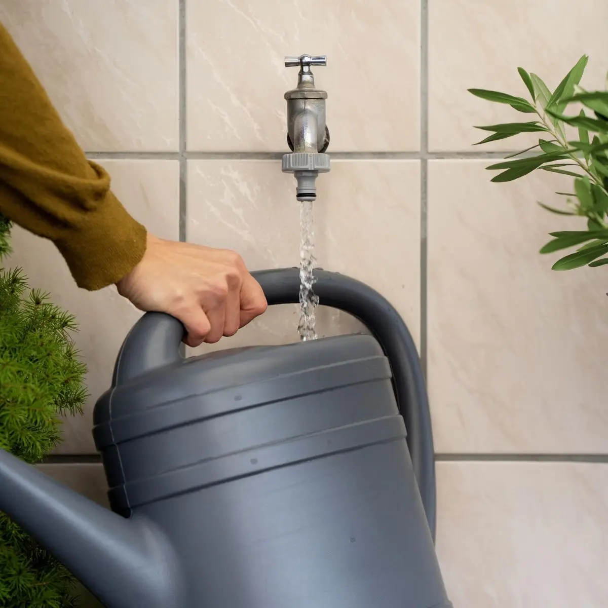 Gardena Hahnverbinder 26,5 mm (G 3/4) - Anschlussmglichkeit am 21 mm (G 1/2)