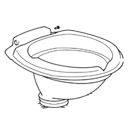 Toilettenschüssel Innenteil