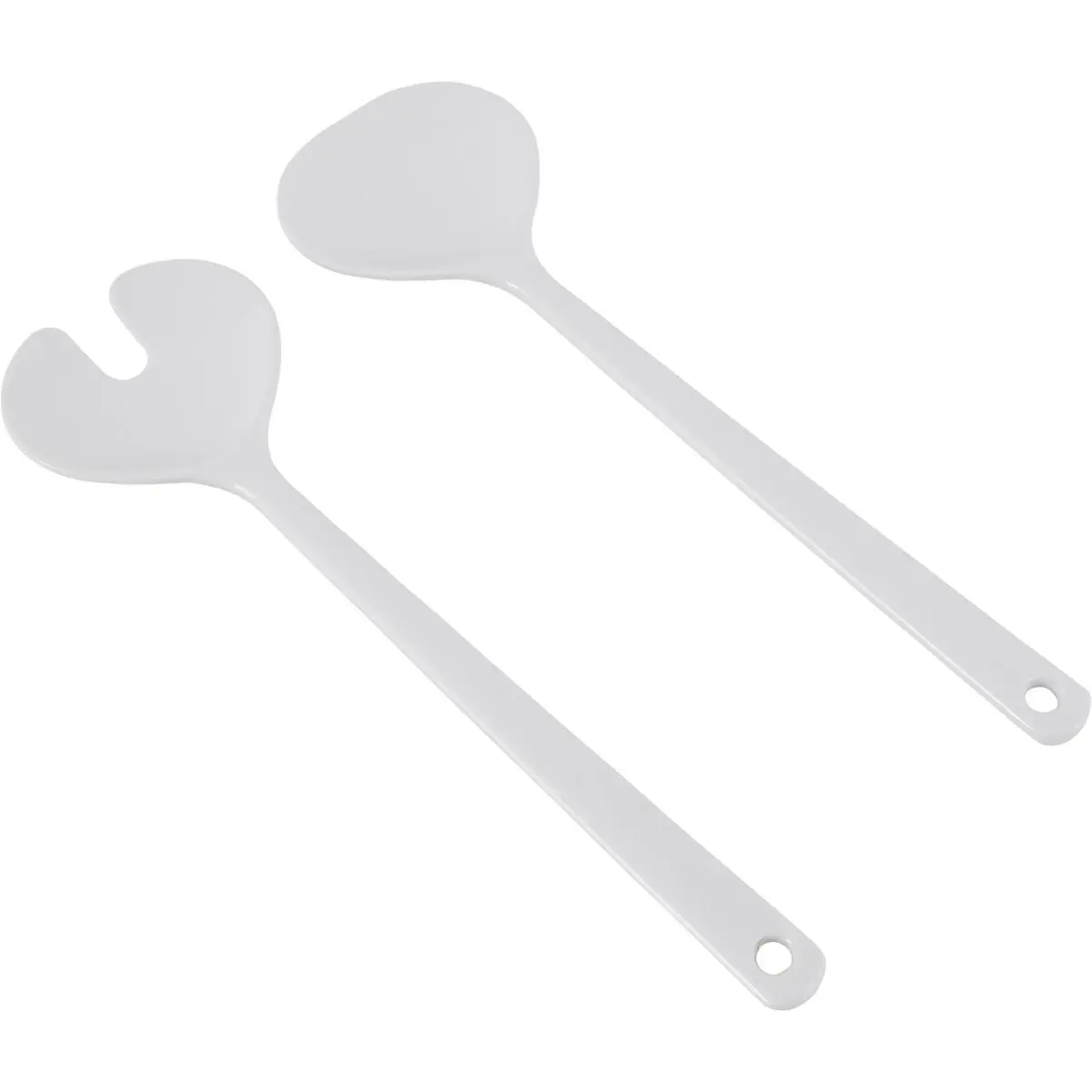 Gimex - Salatbesteck - Wei - 2-Teilig