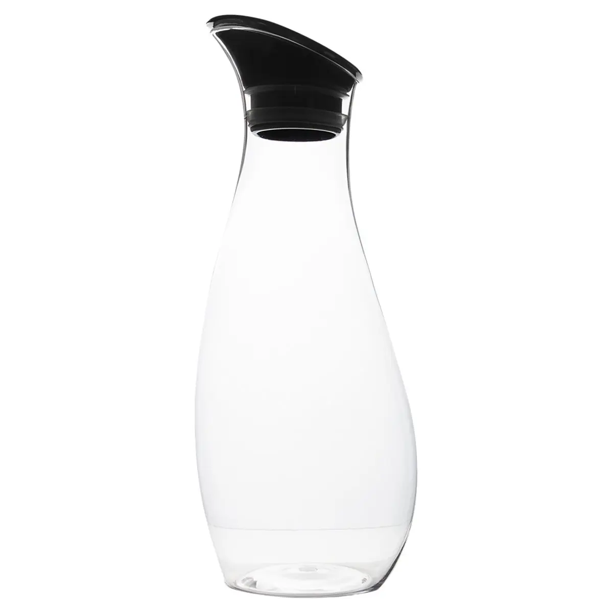 Gimex - Karaffe - Mit deckel - 1 Liter - Schwarz
