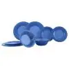 Gimex - Stone Line - Geschirr - Azure - 12-Teilig