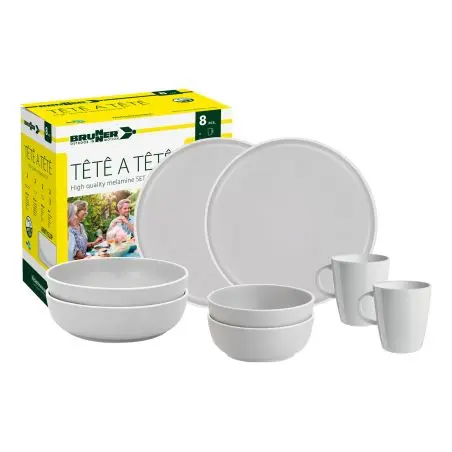 Geschirrset Tête-à-Tête Dolomit