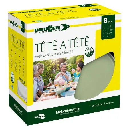 Geschirrset Tête-à-Tête Dolomit