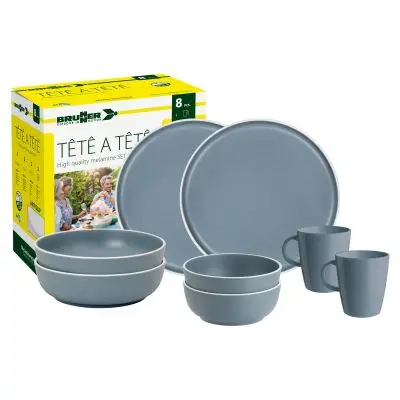 Geschirrset Tête-à-Tête Dolomit