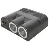 Aufbaudreifachsteckdose EV mit  Power USB-C/A Doppelsteckdose - 1x USB-C/A, 2x Steckdose ohne Kabel