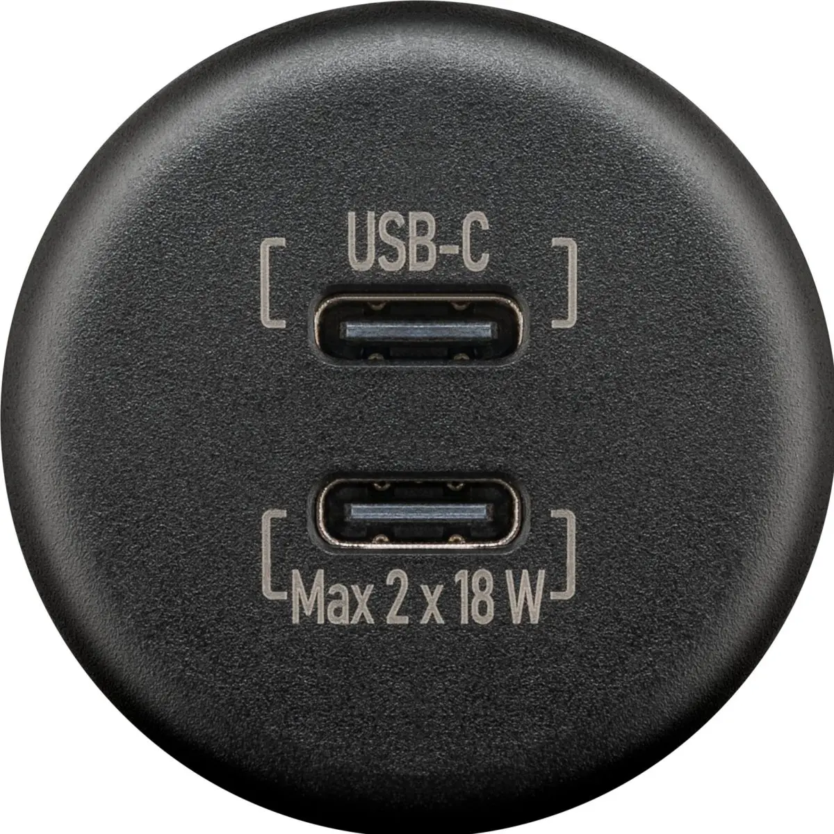 Power USB Steckdose - Dualer  Einbaucharcher 2x USB-C, 2x 18 W
