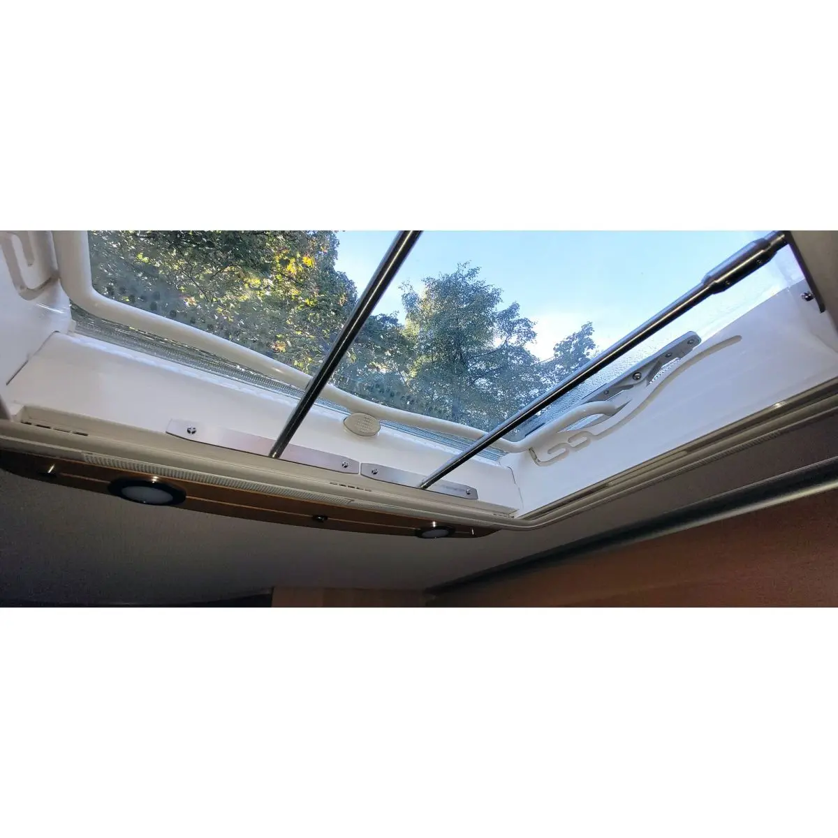 Einbruchschutz fr Wohnmobil- und Wohnwagendachhauben - Dachhaube Midi fr Dometic Midi Heki 40x63 cm