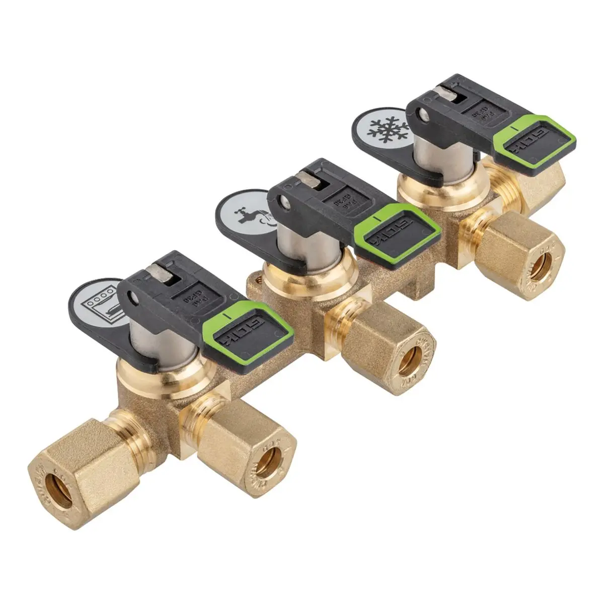 Kipph.-Verteilbl. Lang KSV-AB3 PS 16 bar - RVS8x 3x RVS8 x RVS8 ML-MS+DL-MS SV