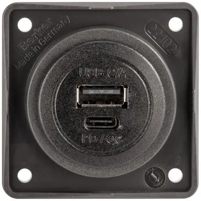 USB-Steckdose USB-A/USB-C