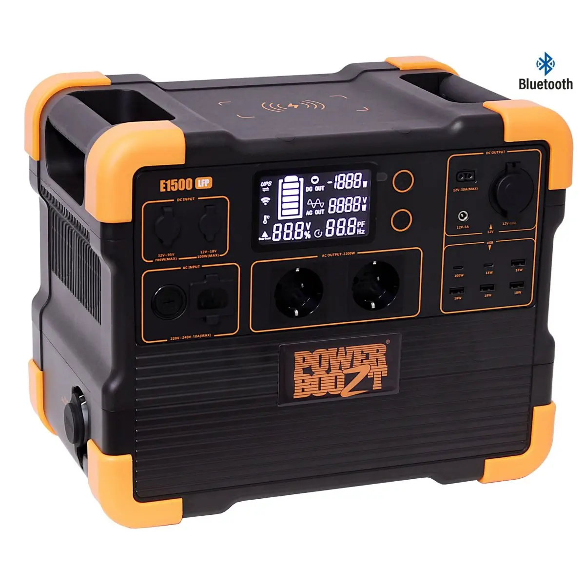 Powerboozt Powerstation - PB PS E1500 LFP mit Bluetooth