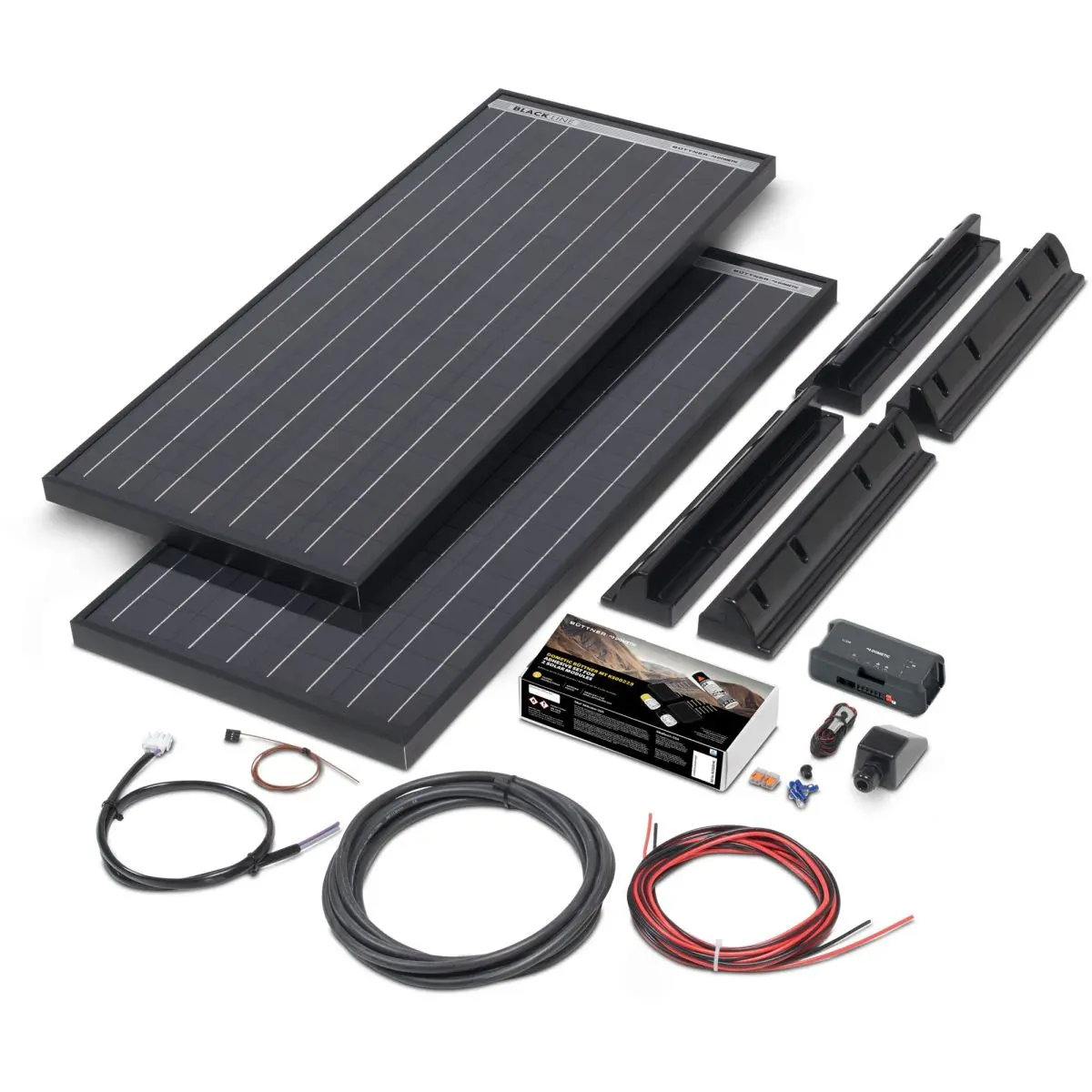 Solar-Komplettanlage Kit Black Line 2x80W