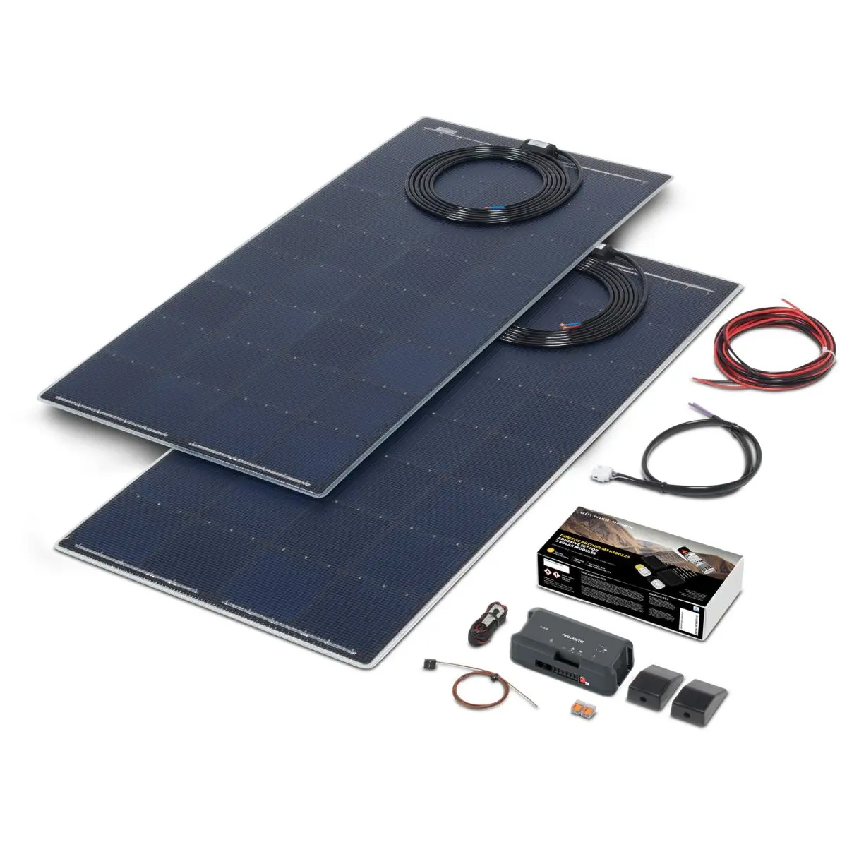 Solar-Komplettanlage Kit Flat Light 2x120W