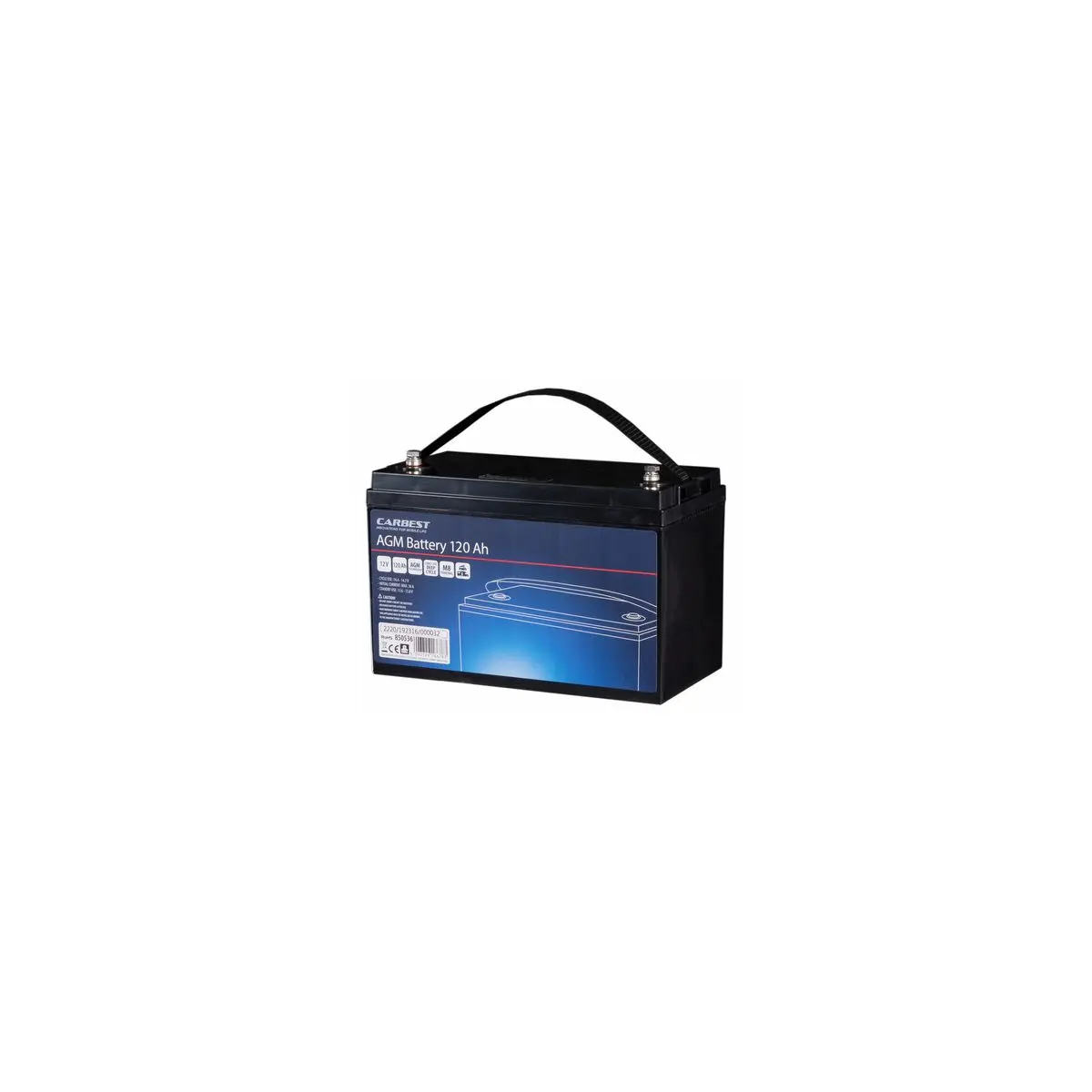 Batéria Carbest AGM Power Line 120Ah